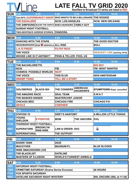 19.2 tv schedule